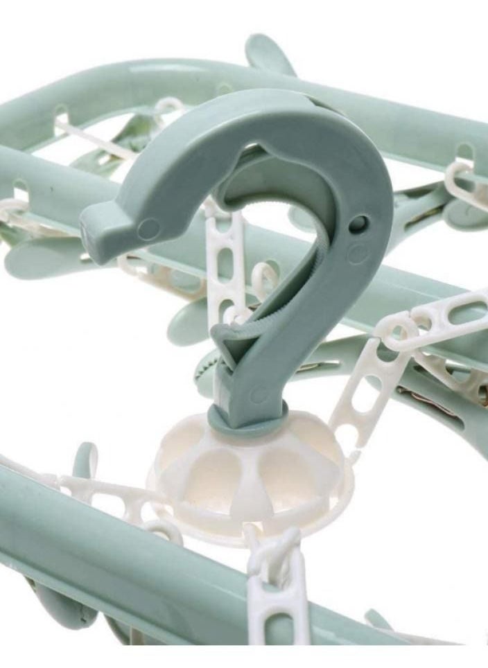 Alissa 32 Clips Folding Clothes Hanger Portable Rack  - Image 3
