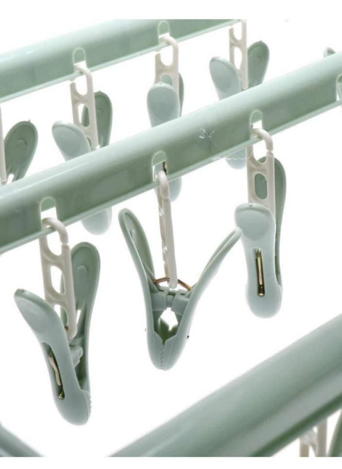 Alissa 32 Clips Folding Clothes Hanger Portable Rack  - Image 2