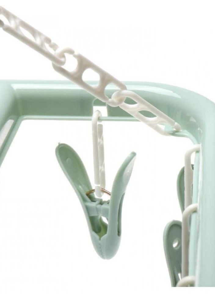 Alissa 32 Clips Folding Clothes Hanger Portable Rack  - Image 5