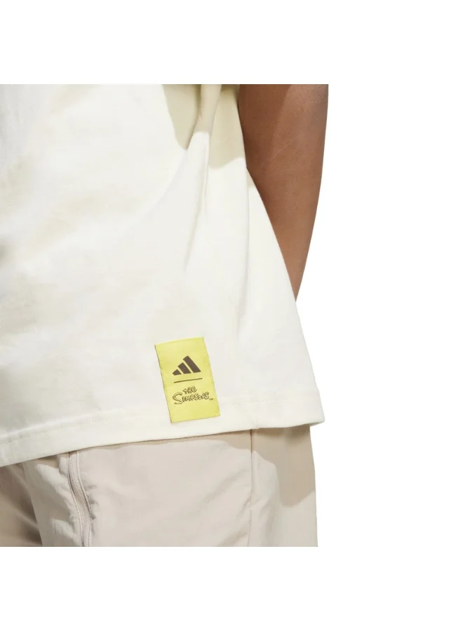 adidas تي شيرت جيه سيم جي إف إكس يو أبيض للجنسين