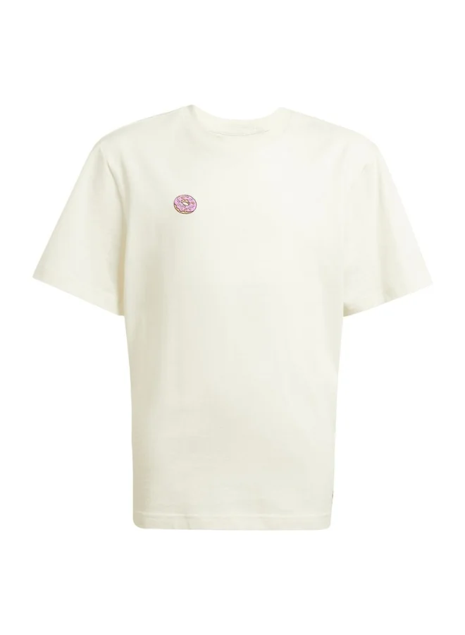Adidas Adidas J Sim Gfx T U White Not Sports Specific T-Shirts For Unisex