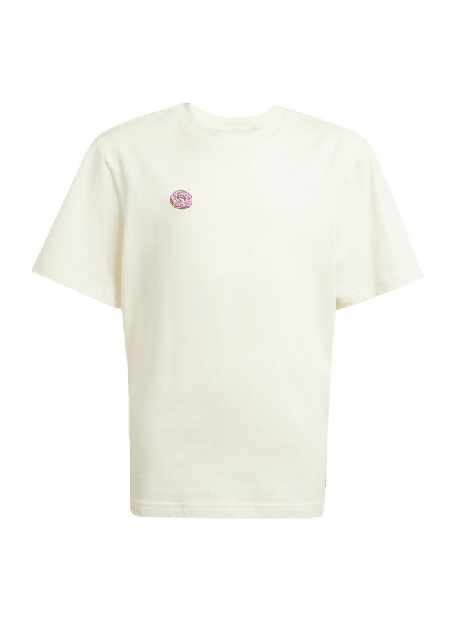 Adidas Adidas J Sim Gfx T U White Not Sports Specific T-Shirts For Unisex  - Image 1
