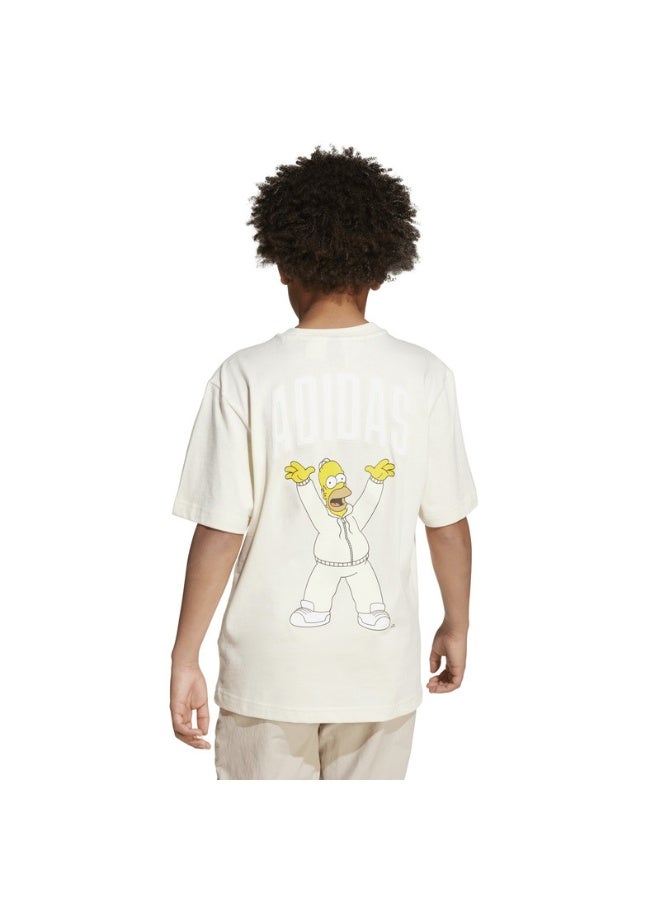 Adidas Adidas J Sim Gfx T U White Not Sports Specific T-Shirts For Unisex  - Image 3