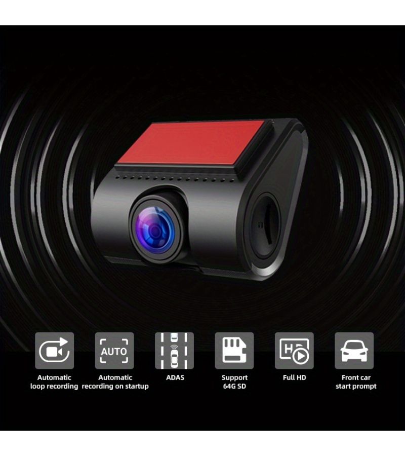 Black Front Facing Recorder Wide Angle Lens for Car SUV Taxi Automotive Accessories - Image 3