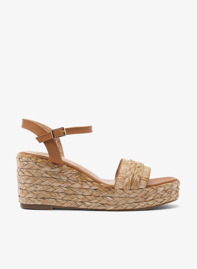 Ginger Ankle Strap Wedge Sandals - Image 1