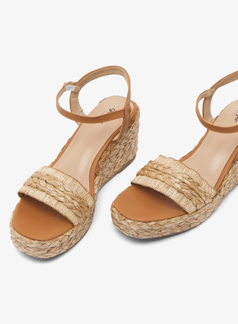 Ginger Ankle Strap Wedge Sandals