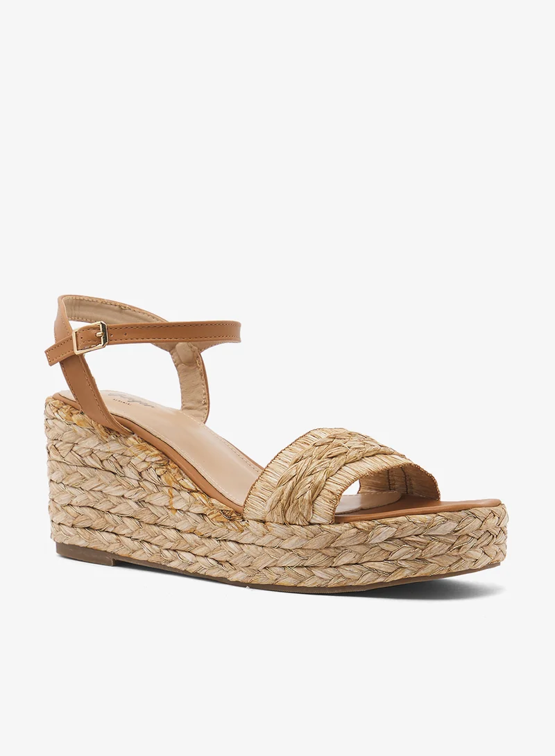 Ginger Ankle Strap Wedge Sandals
