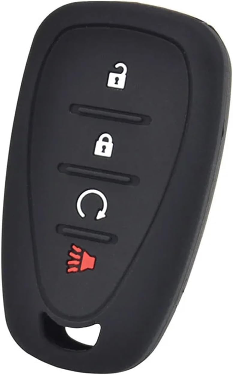 QASULER Silicone Car Key Case Cover for Chevrolet - Image 1