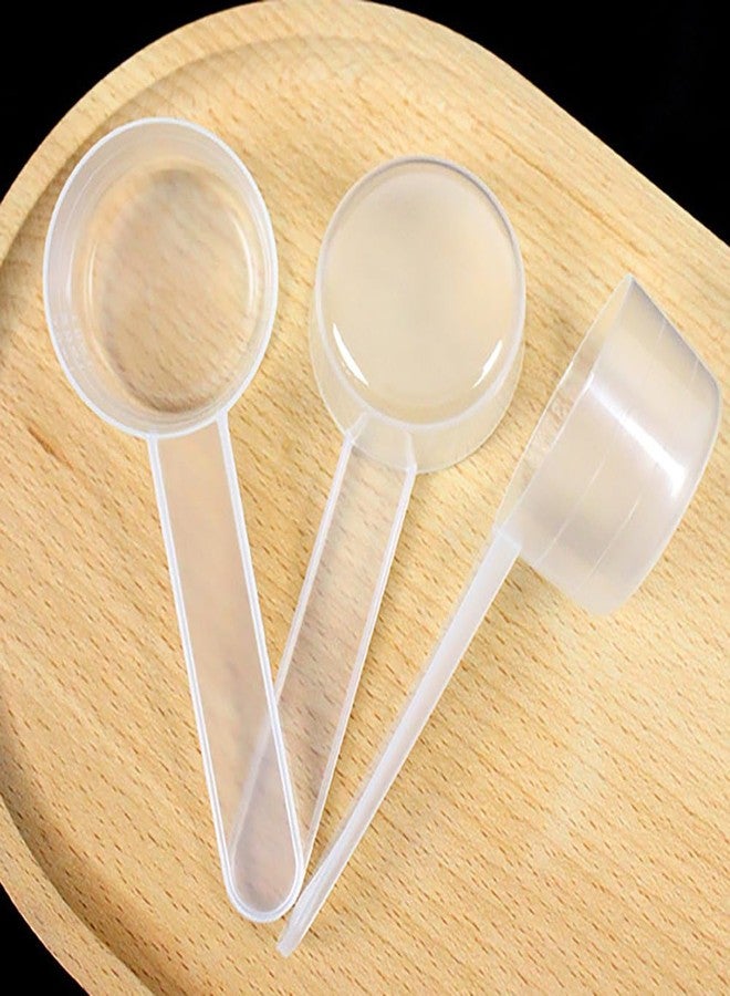 BFLCTTBD 20 Pcs 30ml Long Handle Plastic Measuring Scoops Milk Powder Scoops Baking Measuring Spoons For Cosmetics Face Mask Cooking Spice Jars - Image 5