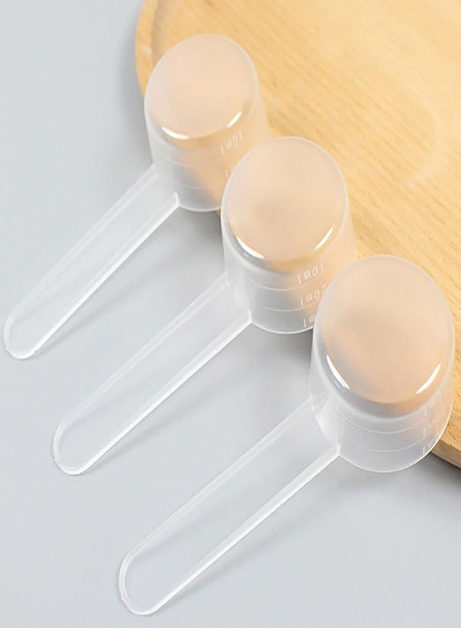 BFLCTTBD 20 Pcs 30ml Long Handle Plastic Measuring Scoops Milk Powder Scoops Baking Measuring Spoons For Cosmetics Face Mask Cooking Spice Jars - Image 4