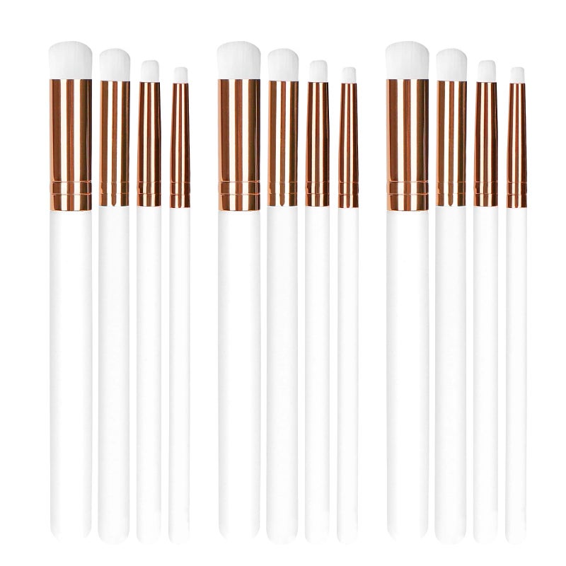 يونيميكس مجموعة فرش الرسم الجاف المصغرة من UNIMEIX، فرش رسم دقيقة للتفاصيل، فرش مزج دقيقة للهواة، فرش ألوان مائية سهلة الاستخدام، فرش رسم نماذج مصغرة (عبوة من 12 قطعة) - Image 1