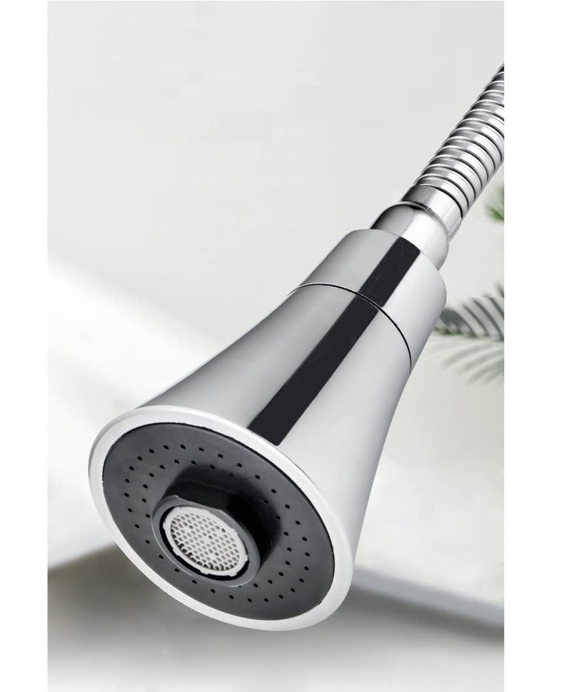Eletree Kitchen Faucet Sprayer Head Faucet Extender NozzleKitchen Faucet 2 Modes Adjustable High Water Flow Sink Faucet Booster Nozzle Faucet Universal stereotyped Bubbler - Image 4