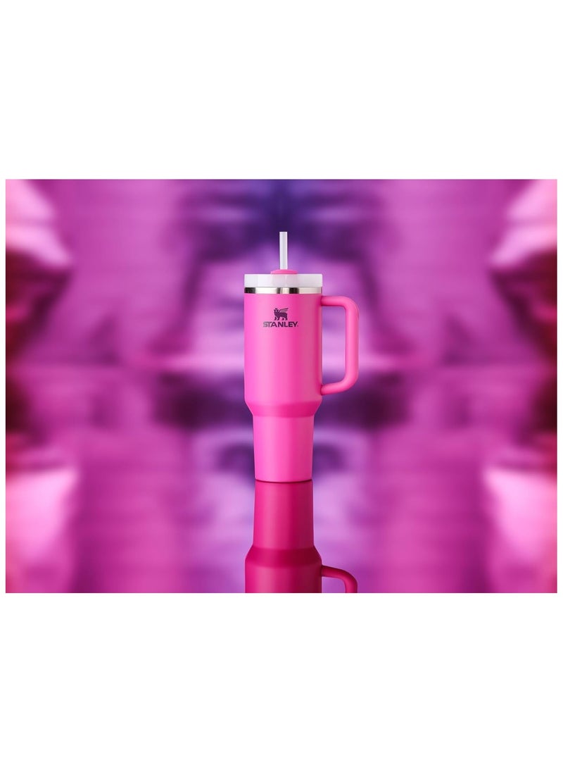 Stanley - Quencher H2.0 Tumbler with Handle & Straw 40 oz | Twist On 3-Way Lid | Cupholder Compatible for Travel | Insulated Stainless Steel Cup | BPA-Free | Fuscia - Image 1