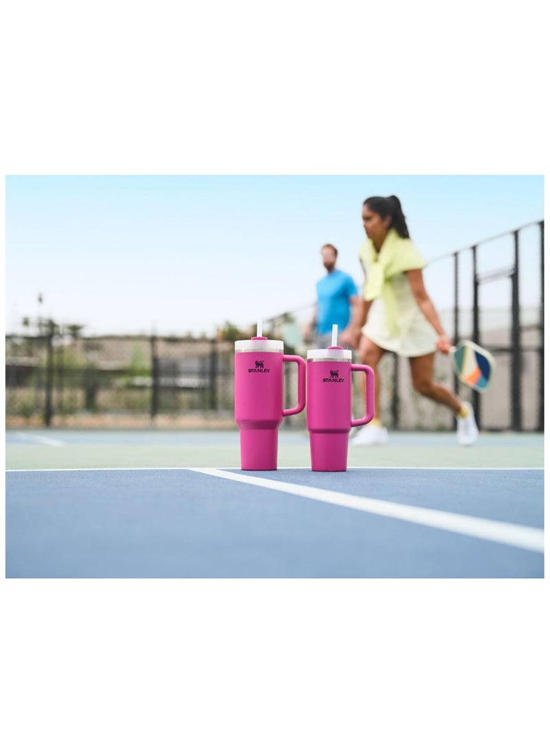 Stanley - Quencher H2.0 Tumbler with Handle & Straw 40 oz | Twist On 3-Way Lid | Cupholder Compatible for Travel | Insulated Stainless Steel Cup | BPA-Free | Fuscia - Image 1