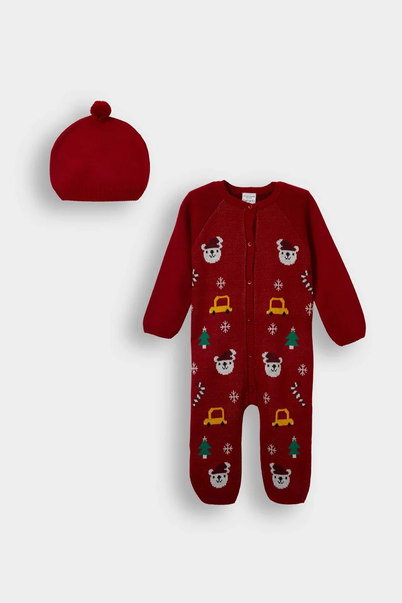 ديفاكتو 2 piece Knitwear Regular Fit Crew Neck Jumpsuit