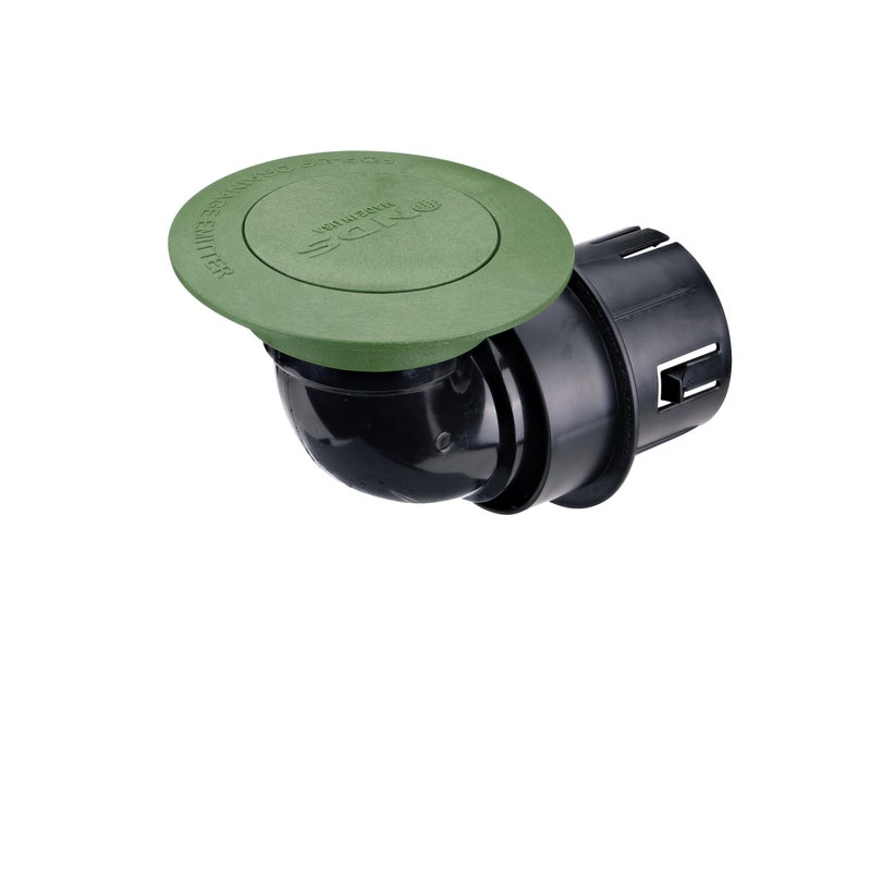 NDS 430 Pop-Up Drainage Emitter with Elbow and Adapter for 3 in. & 4 in. Drain Pipes, works with drainage systems including catch basins, Green Plastic - Image 2