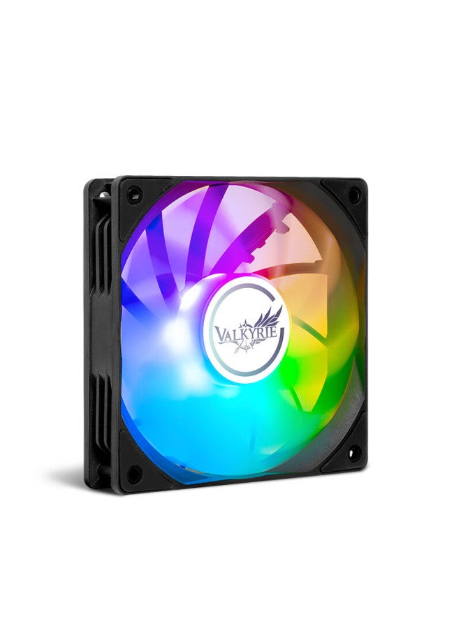 Valkyrie V12fr Vk Fdb Hydraulic Bearing 12cm Case Fan 4pin Pwm Argb Lighting - Image 1