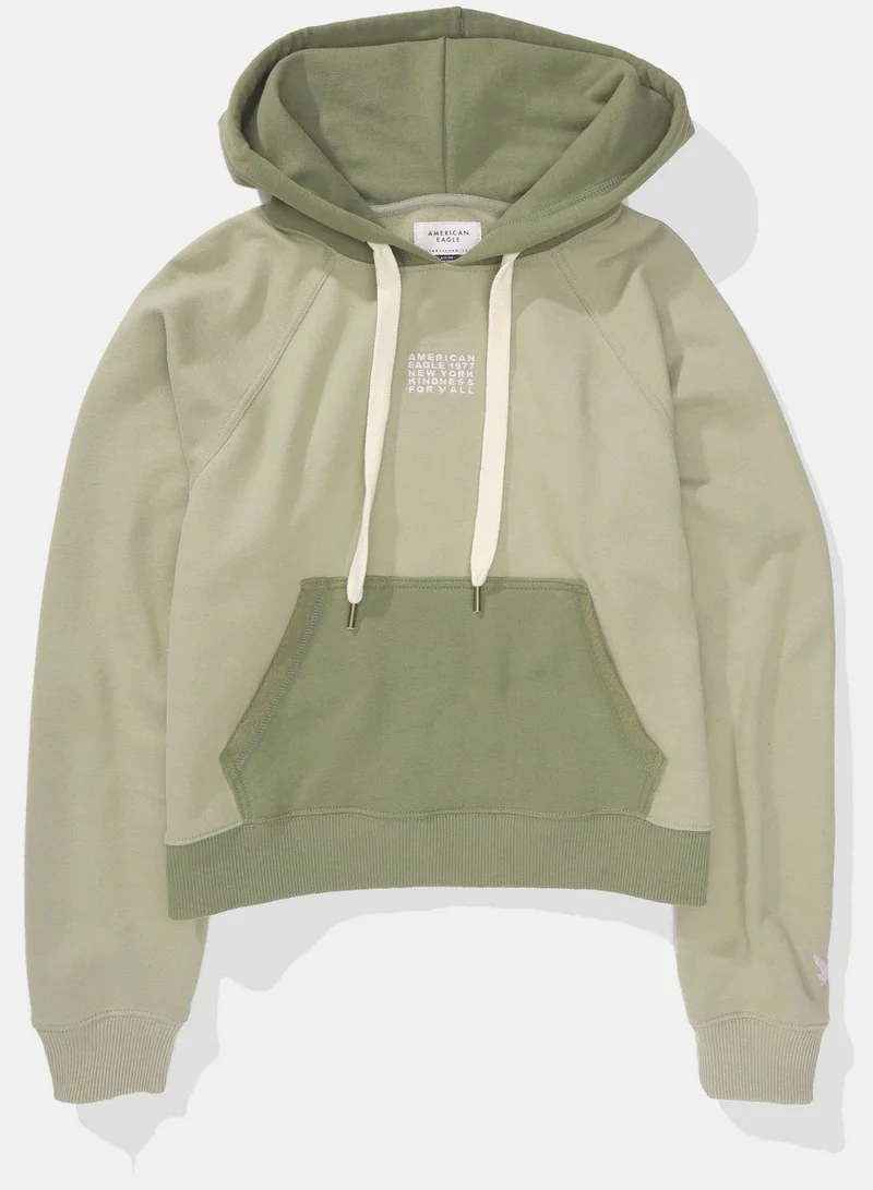 امريكان ايجل Color Block Hoodie