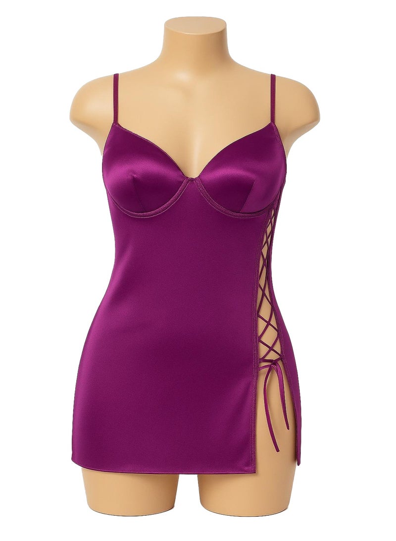 طقم لانجيري موديل 112 , بنفسجي