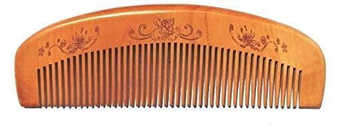 Twisha Handmade Neem Wood Broad Tooth Anti-Dandruff Comb for Men's and Women's - Pack of 3 - Image 3