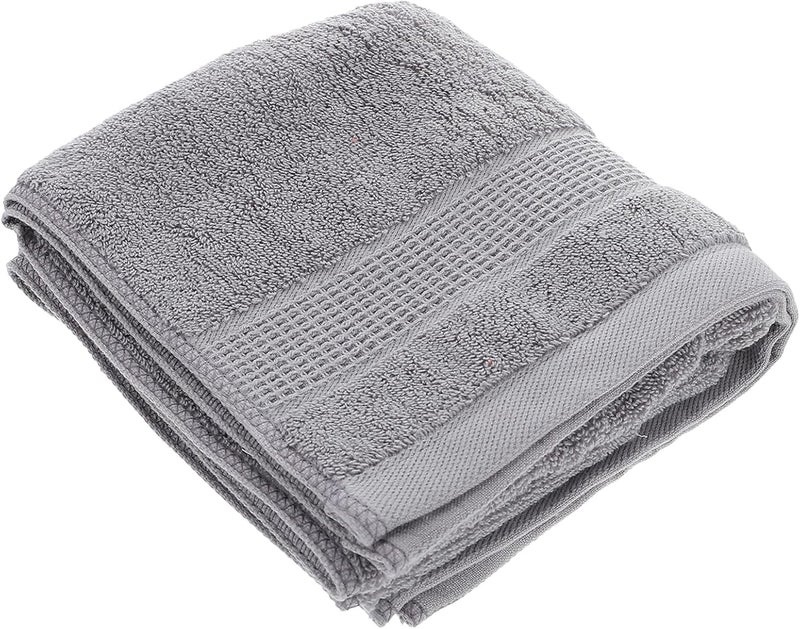 Thickened Cotton Facial Towel Grey Water Absorbent Bathroom Washcloth Soft Home Use Face Cloth - Image 1