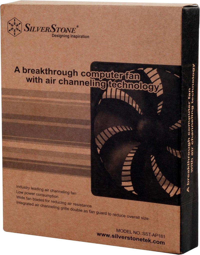 SilverStone SST-AP181 - Air Penetrator Computer Case Cooling Fan 180mm, High Airflow, black - Image 4