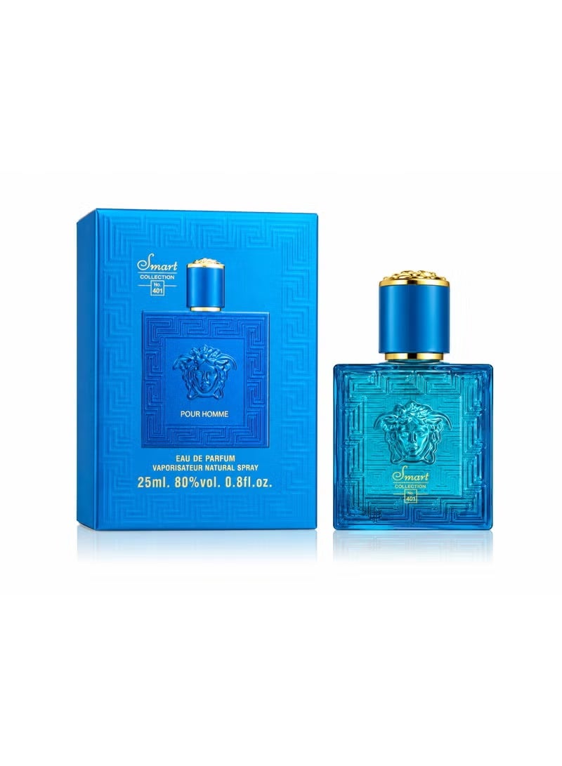 Smart Collection No. 401 Eau De Parfum for Men, 25ml - Fresh Citrus Aromatic Fragrance