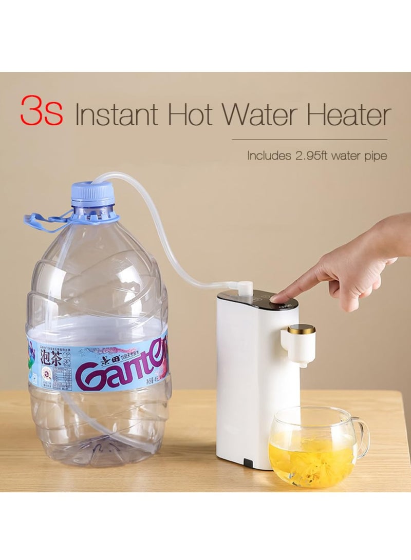 XiuWoo Mini Portable Instant Hot Water Dispenser, 2100W, 3s Quick Heating, 5 Adjustable Temperatures for Bottled Water, Suitable for travel, business trips, hotels, offices - Image 4