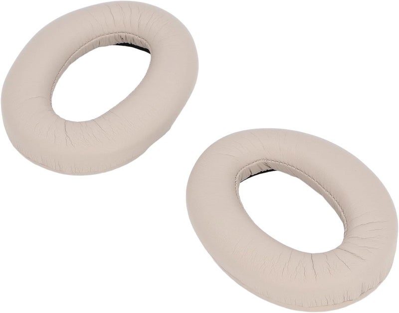 HEEPDD Protein Leather Replacement Ear Pads, Memory Foam Ear Cushions for WH-1000XM2 and Enhanced Sound Isolation for Immersive Gaming Experience Protein Leather Replacement (Light Brown) - Image 2