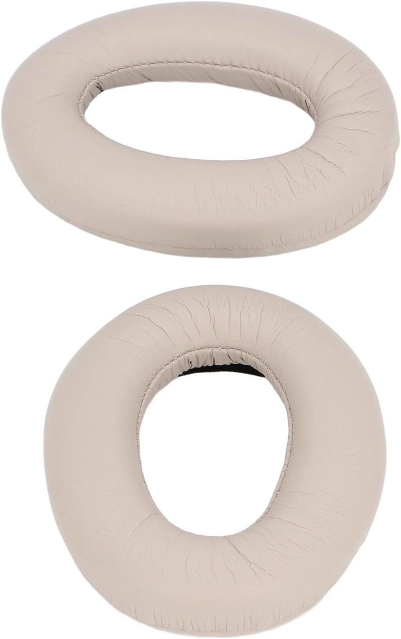 HEEPDD Protein Leather Replacement Ear Pads, Memory Foam Ear Cushions for WH-1000XM2 and Enhanced Sound Isolation for Immersive Gaming Experience Protein Leather Replacement (Light Brown) - Image 3