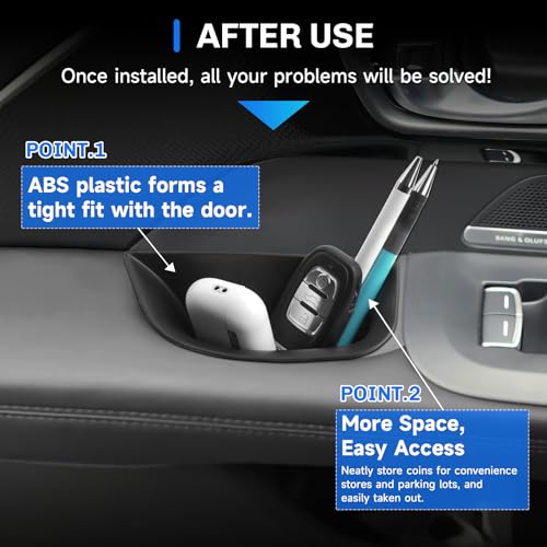 SXCY for 2026 2027 Honda HRV / 2025 2026 Acura ADX Door Storage Organizer for 2026 2027 Honda HRV Accessories 2025 ADX Console Organizer 2024 2025 2026 2027 HRV Gate Side Organizer Door Insert Box - Image 4