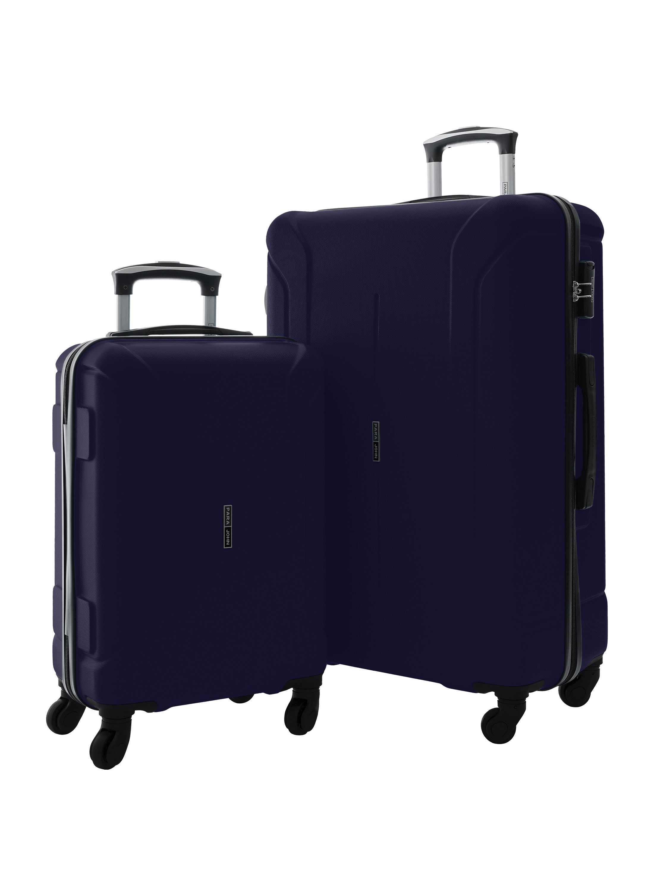 Avo ABS Hardside Spinner Luggage Trolley Set Navy 