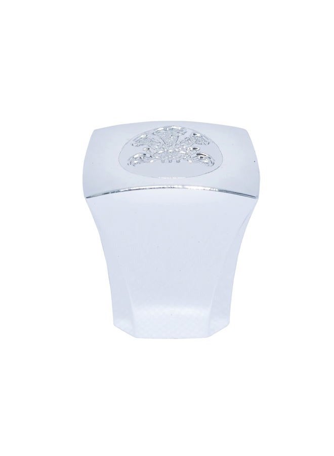 Royal Water Perfume Bottle Cap. Himalaya/Tabarome/Santal Original/Viking/Virgin Island Water Cap. Silver Square Plastic Cap. Fits 3rd Generation bottle - Image 1