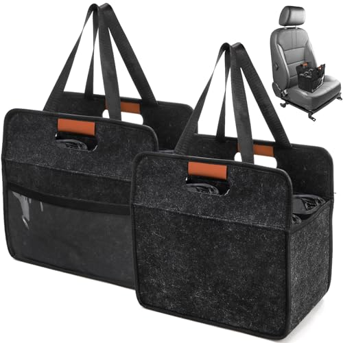 ZOOFOX 2 Pack Insulated Drink Carrier with Handle 6 Cup Portable Drink Carrier for Car Reusable Folding Coffee Cup Holder Bag for Daily Life Takeout Outdoors Travel - Image 1