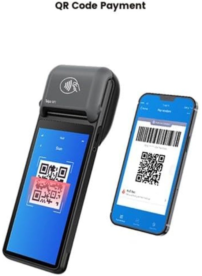 Telpo M1 Handheld Android POS Terminal with Built-in Thermal Printer, 3GB RAM, 32 GB ROM, 6",720 x 1440 Touch Display,58mm Printer, NFC, 2D, 2 Nano Sim& ESIM, GPS, LTE/WCDMA/GPRS/WI-FI/BLUETOOTH - Image 3