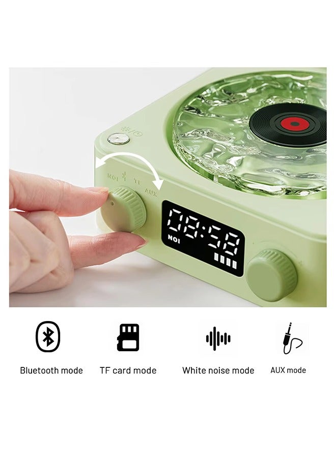 Mini Retro White Noise Bluetooth Speaker Portable Vintage Sleep Aid Bluetooth Speaker Subwoofer With RGB Light Support TF Card - Image 4