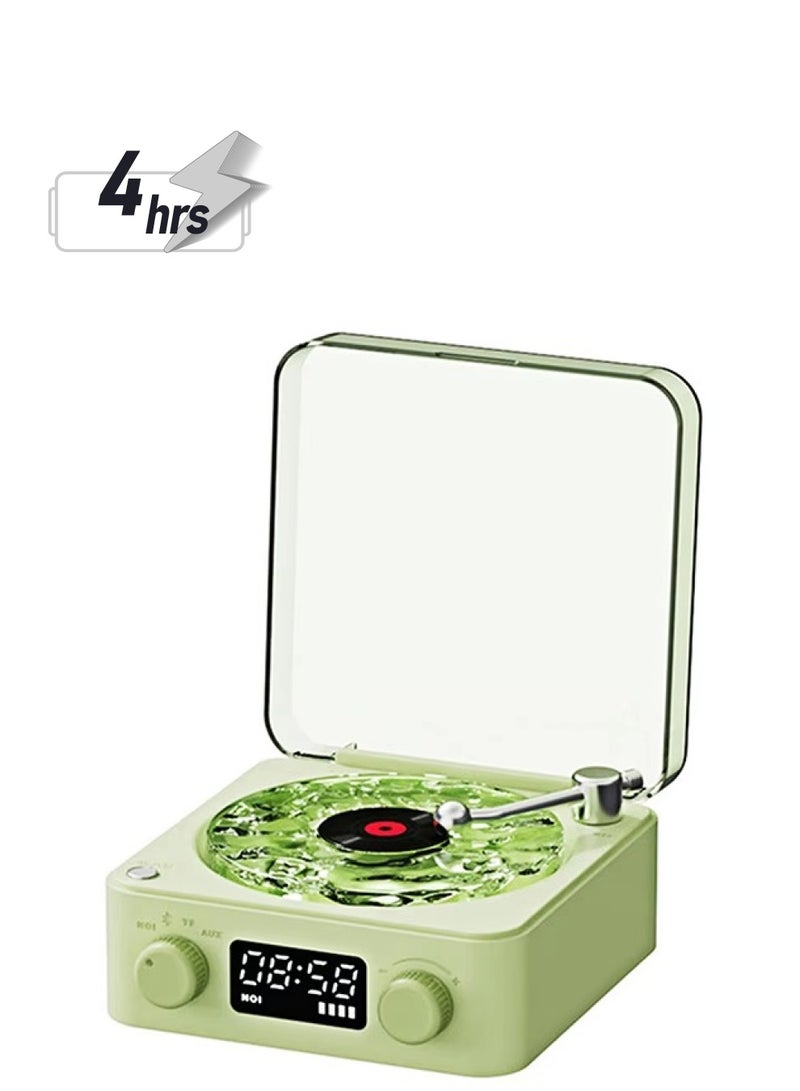 Mini Retro White Noise Bluetooth Speaker Portable Vintage Sleep Aid Bluetooth Speaker Subwoofer With RGB Light Support TF Card - Image 1