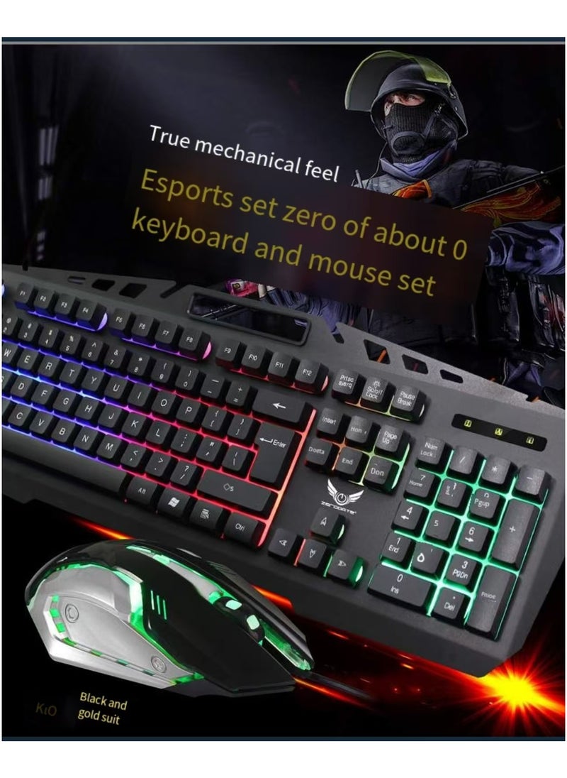 Neutral - Best selling product Redragon S101 gaming keyboard, M601 mouse, RGB backlit gaming keyboard, programmable backlit gaming mouse, great value combination set [new version] K10 gaming keyboard, mouse, RGB backlit gaming keyboard, backlit gaming mouse, great value combination set - Image 1