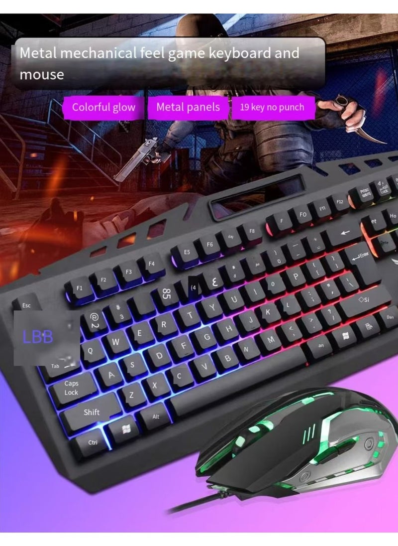 Neutral - Best selling product Redragon S101 gaming keyboard, M601 mouse, RGB backlit gaming keyboard, programmable backlit gaming mouse, great value combination set [new version] K10 gaming keyboard, mouse, RGB backlit gaming keyboard, backlit gaming mouse, great value combination set - Image 1