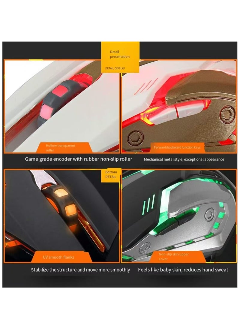 Neutral - Best selling product Redragon S101 gaming keyboard, M601 mouse, RGB backlit gaming keyboard, programmable backlit gaming mouse, great value combination set [new version] K10 gaming keyboard, mouse, RGB backlit gaming keyboard, backlit gaming mouse, great value combination set - Image 1