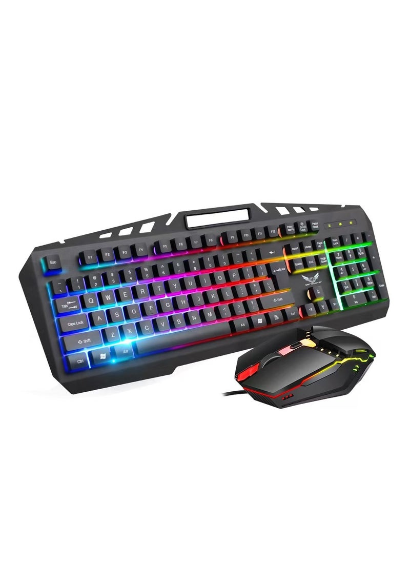 Neutral - Best selling product Redragon S101 gaming keyboard, M601 mouse, RGB backlit gaming keyboard, programmable backlit gaming mouse, great value combination set [new version] K10 gaming keyboard, mouse, RGB backlit gaming keyboard, backlit gaming mouse, great value combination set - Image 1