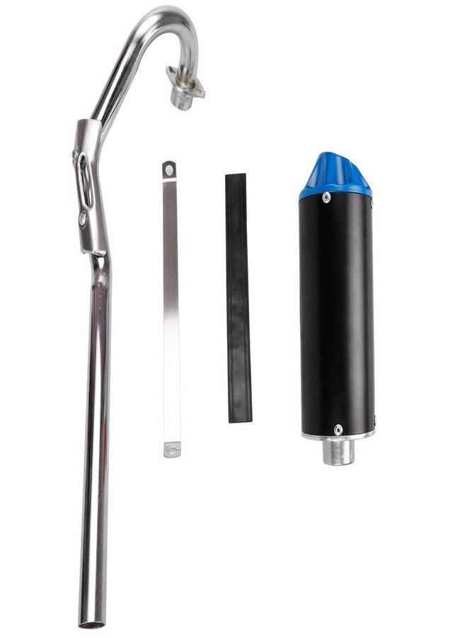 FVRITO High Performance Exhaust Muffler Silencer Pipe Assembly kit for Honda CRF50 XR50 70cc 110cc 125cc Taotao DB14 DB10 SSR SR110 Rocketa xpro db-x20 SDG Coolster Ex16 Chinese Pit Dirt Bike Blue - Image 4