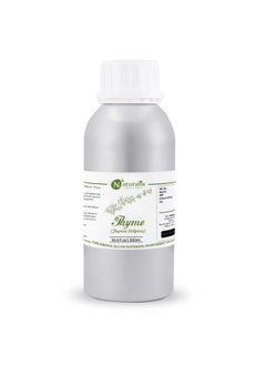 Naturalis Naturalis Essence of Nature Thyme Essential Oil 100% Undiluted Pure and Natural Therapeutic grade for Skin Conditions, Clear Breathing, Coughs and Hair Growth - 500ml  - Image 1
