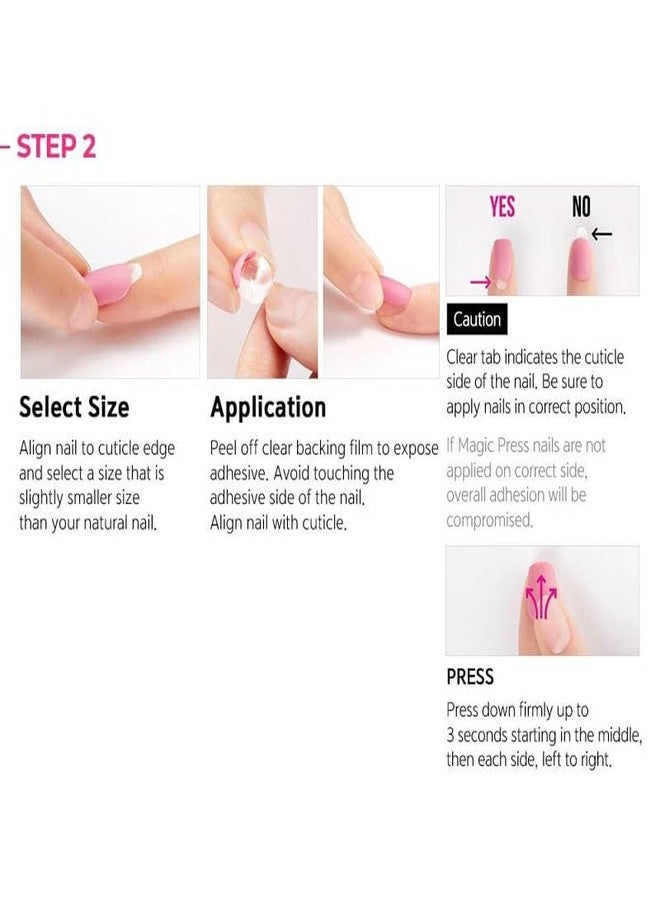 داشينج ديفا أظافر لاصقة قصيرة مربعة الشكل من DASHING DIVA MAGICPRESS Burgundy Shine | مناسبة للاستخدام من الصباح إلى المساء | تدوم طويلاً (لون بنفسجي ناعم) - Image 3