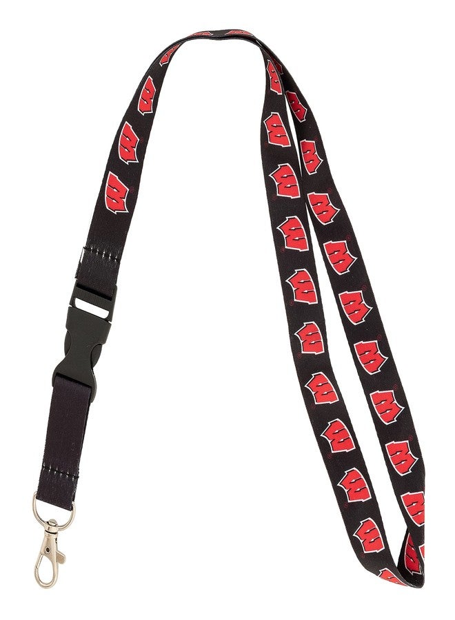 Desert Cactus University of Wisconsin Lanyard Badgers Keychain Car Keys College ID Badge Holder Detachable Breakaway Snap Buckle (Lanyard 3) - Image 2