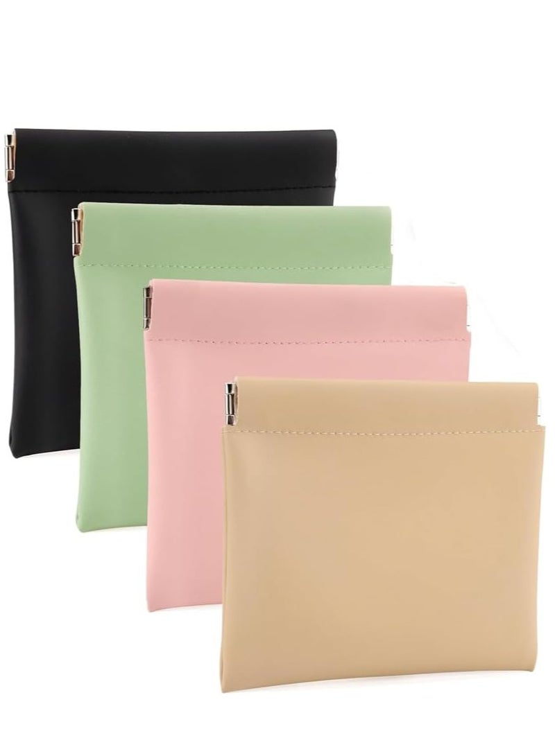 Oasisgalore 4pcs Small Mini Makeup Bag for Purse, Waterproof Cosmetic Bag  and Ideal for Travel, Cosmetics Storage. - Image 1