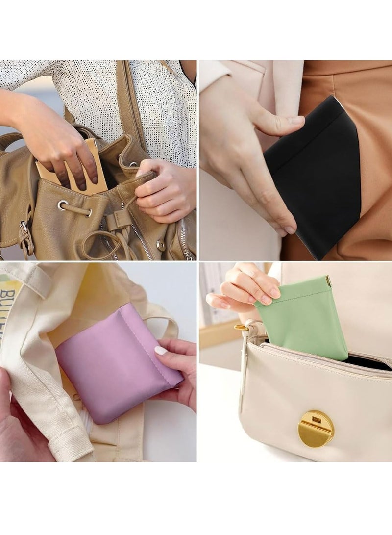 Oasisgalore 4pcs Small Mini Makeup Bag for Purse, Waterproof Cosmetic Bag  and Ideal for Travel, Cosmetics Storage. - Image 5