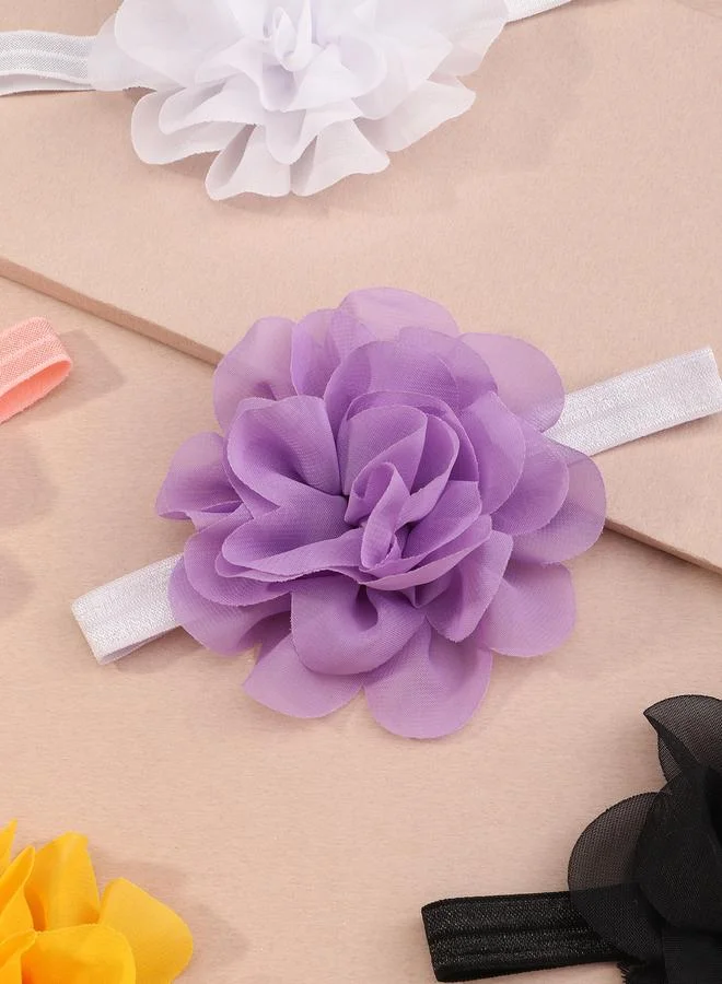 Take Two Set of 5 - Flower Hair Ties