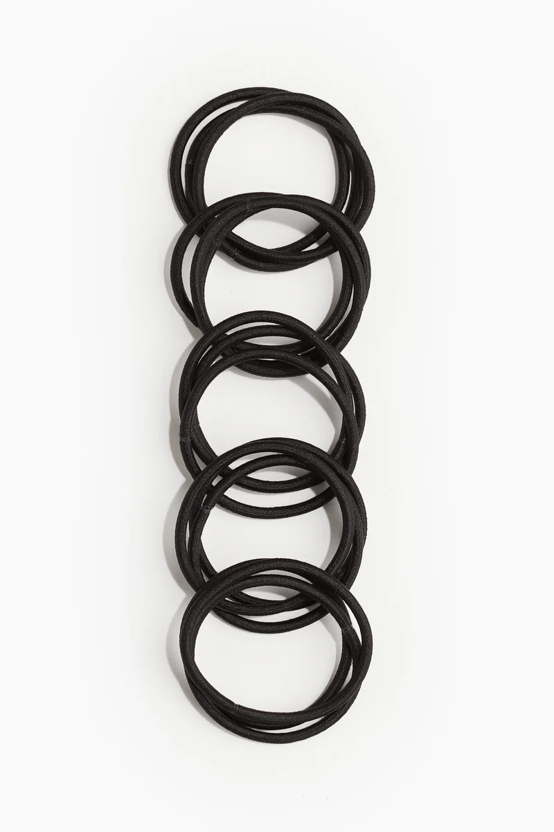 15-pack hair elastics