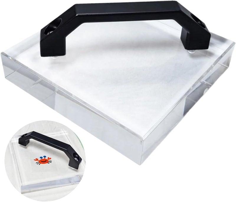 Heat Transfer Pressing Tool Vinyl Cooling Block Sublimation Accessory with Ergonomic Grip - Image 4